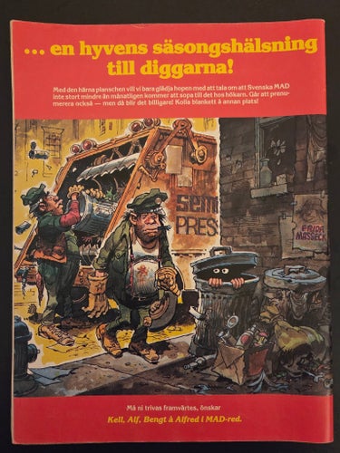 Svenska MAD Nr 8 - 1985 (FN)