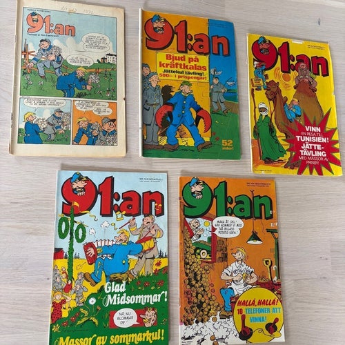 91:an tidningar 1967-1987, 14st