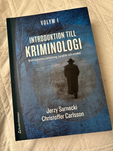 Introduktion till Kriminologi Volym I av Jerzy Sarnecki och Christoffer