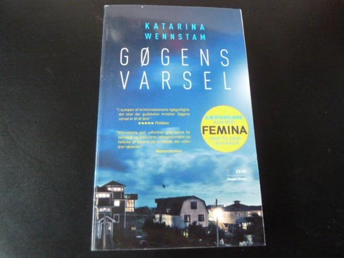 KATARINA WENNSTAM, GØGENS VARSEL, 2011, BOK, BOG