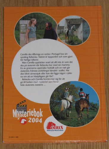 Farliga Rykten R. E. Toresen hästbok tonårs häst bok 2004 mysteriebok Pollux