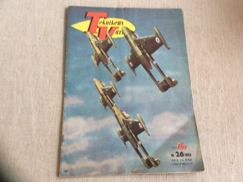 Teknikens värld nr 26 1953 MV Agusta,BMW R 68,Ford Vedette,MCSveriges försvar