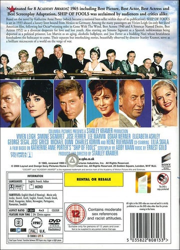 Ship of Fools / Narrskeppet (1965) Stanley Kramer, Vivien Leigh, Simone Signoret