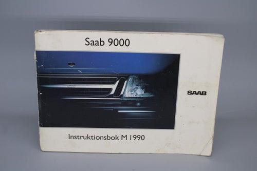 Instruktionsbok SAAB 9000 M 1990