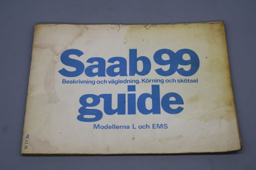 Saab 99 Guide M74 SV