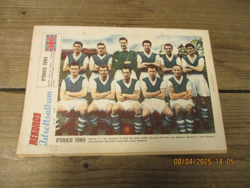 Tidningen REKORD Nr 19-1959, Lagbild Ipswich Town
