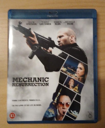 Mechanic - Resurrection av Dennis Gansel Jason Statham Jessica Alba. Blu-ray