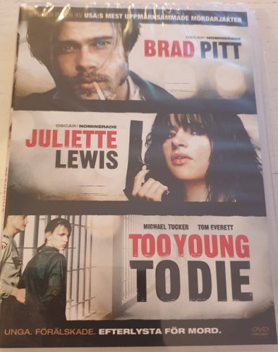 To young to die (1990) - Brad Pitt/Juliette Lewis - Inplastad DVD