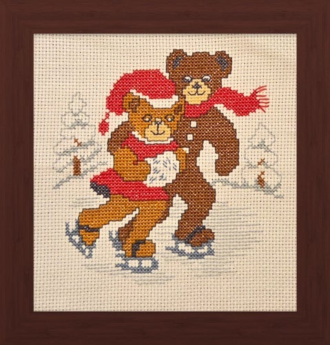 Färdigbroderad tavla