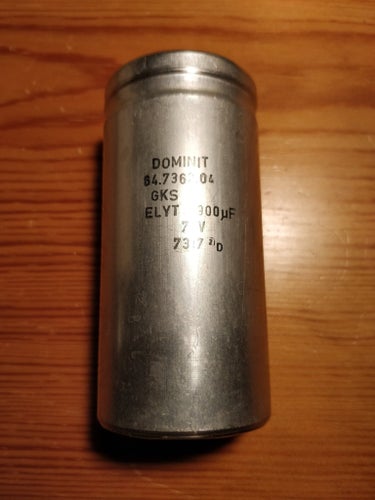 Kondensator / 5900 uF / 75 V / Dominit