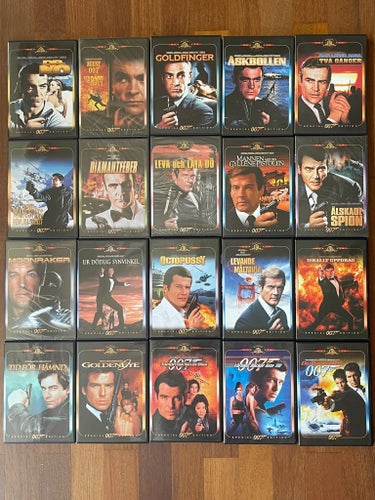 Komplett samling James Bond Special Edition (20 st DVD)
