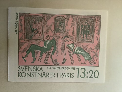 Häfte 387. Svenska konstnärer i Paris.