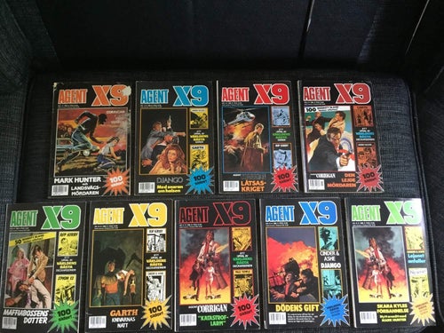 AGENT X9 / 1988 / 9st / # 1-3, 6, 8, 10-13