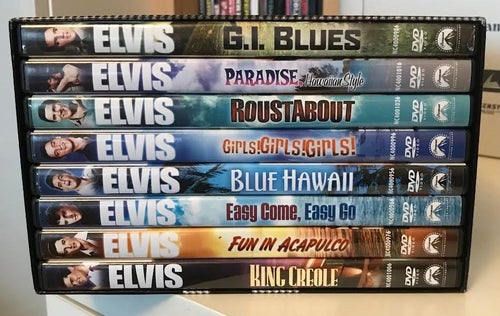8 Elvis filmer i en box - Utgått