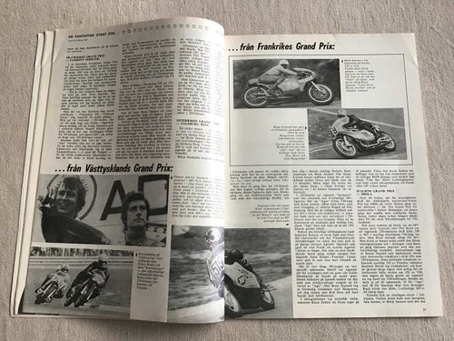 MC NYTT NR 7 1972 HUSQVARNA 680 cc,MOTOCROSS,TEN THIJE OCH WASP,HONDA CB 125