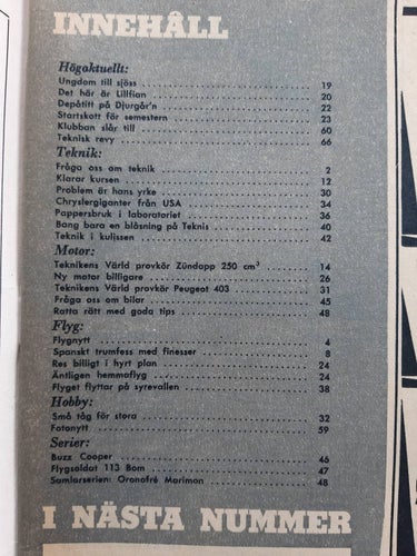 Teknikens Värld nr 11 1957: Zündapp 250 S, Peugeot 403