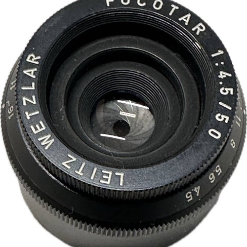 Leitz Wetzlar Focotar 1:4.5/50 objektiv Made in Germany Lens