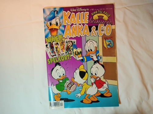 Kalle Anka nr 12 1993 - Bilaga: Skönheten & Odjuret Kortlek