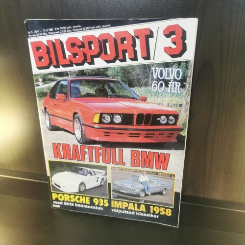 Bilsport 3, 1987