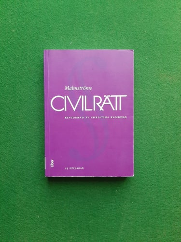 Malmströms Civilrätt: 25e upplagan - reviderad av Christina Ramberg (2018)