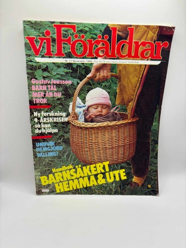 Vi Föräldrar nr 11 1985 – retro föräldratidning barn & familjeliv