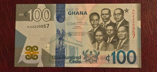 Ghana 100 Cedis 2022 UNC