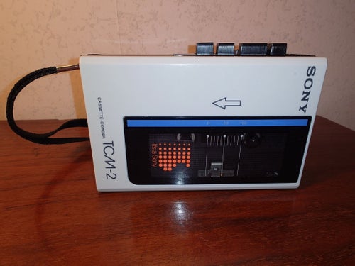 Sony TCM-2 Kassettbandspelare freestyle Walkman vintage retro gammal