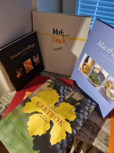 5 böcker Systembolaget, Drinkbok, Mat & Dryck, Kartbok