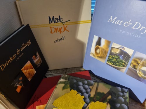 5 böcker Systembolaget, Drinkbok, Mat & Dryck, Kartbok