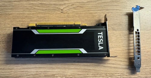 NVIDIA Tesla P4 8 GB Low Profile med 3D-printad shroud, Noctua-fläkt och kylkit