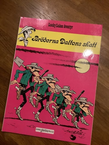 Lucky Lukes äventyr: Bröderna Daltons skatt, Morris, 1980
