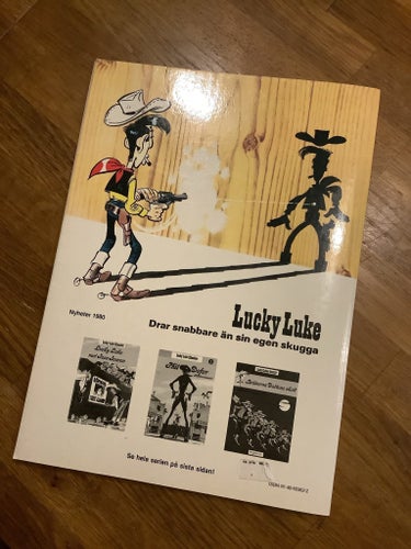 Lucky Lukes äventyr: Bröderna Daltons skatt, Morris, 1980