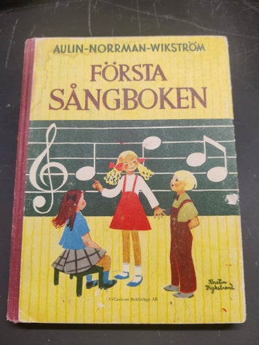 FÖRSTA SÅNGBOKEN av AULIN-NORRMAN-WIKSTRÖM, 1960