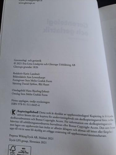Gerontologi och geriatrik av Eva-Lena Lindqvist