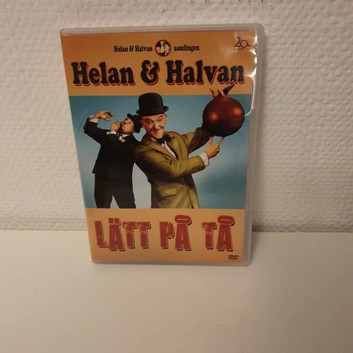 Dvd: Helan och Halvan Lätt på tå
