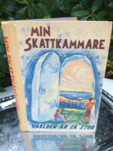 Min skattkammare nr 4 Världen är stor Raritet Vintage Natur och Kultur 1948