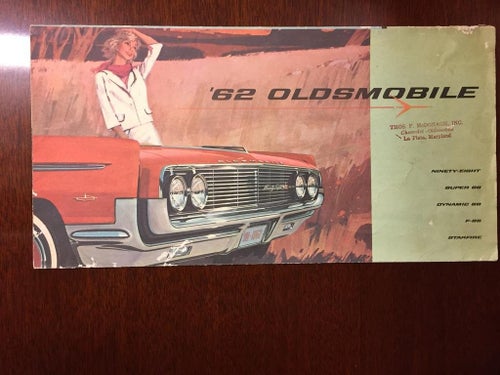 Försäljningsbroschyr Oldsmobile 1962