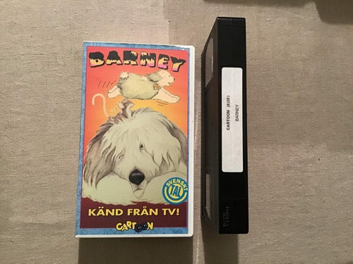 BARNEY VHS SVENSKT TAL KÄND FRÅN TV,CARTOON