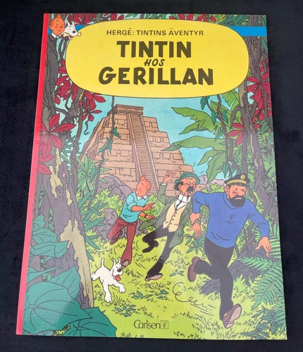 Tintin -Tintin hos Gerillan , 1 :a upplaga , UNIKT skick !