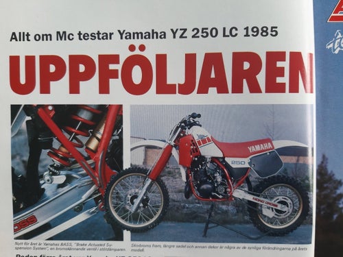 Allt om MC 3 1985: Honda CR 80, Suzuki RM 80, Honda NS 400 R, Yamaha YZ 250 LC
