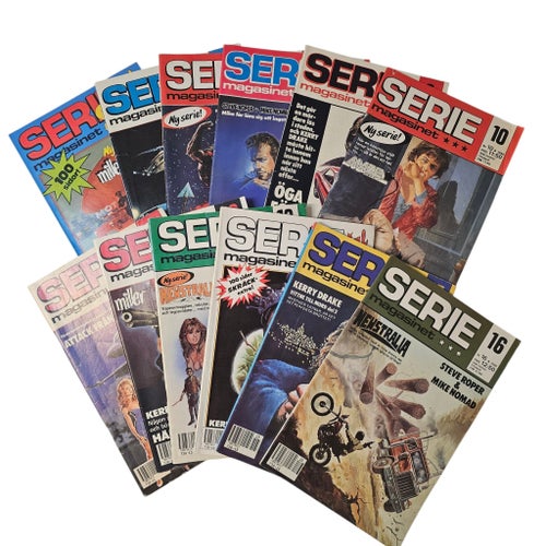 Seriemagasinet Serietidningar - 12 st 1990