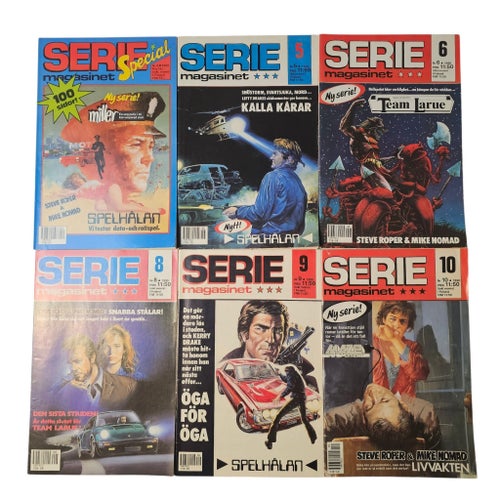 Seriemagasinet Serietidningar - 12 st 1990
