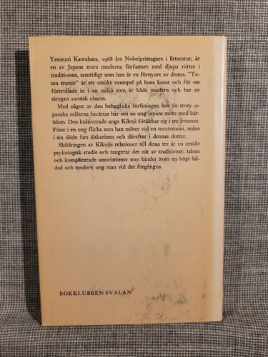 Tusen tranor - Yasunari Kawabata - 1970