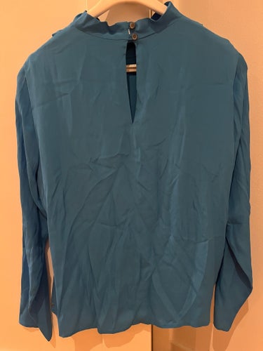 Otto d'Ame blå blus, storlek S