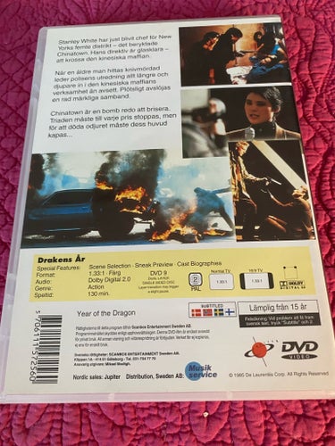 Drakens år DVD fil med Mickey Rourke