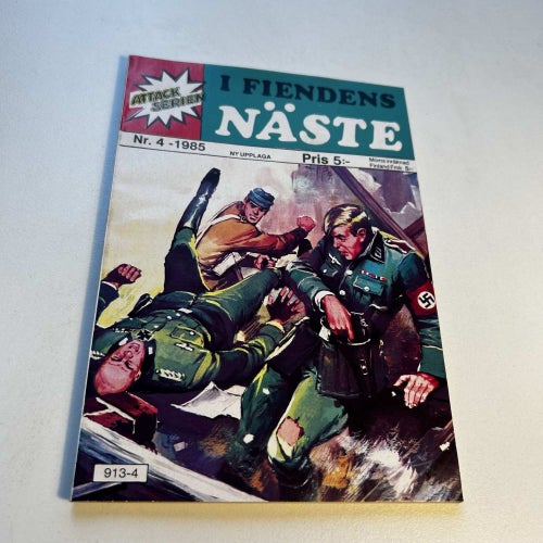 Attackserien nr 4 1985, toppex! NM