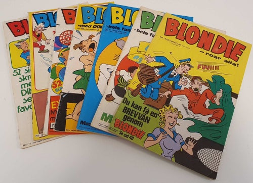 Blondie 1971-1974 x 7 / Cirka VG