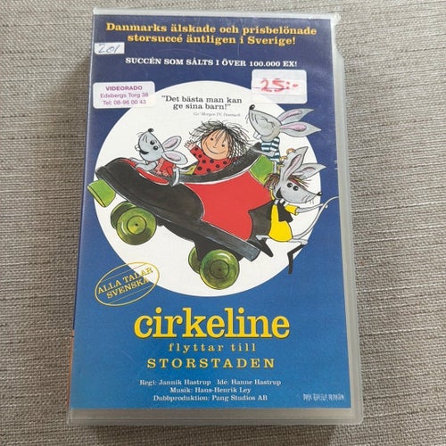Cirkeline flyttar till storstaden VHS Hyrfilm