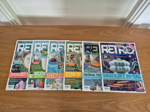 Tidningar Retro Scandinavian 2021 nr 1-6