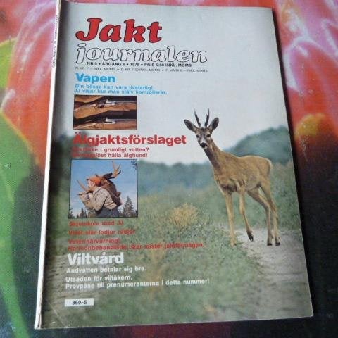 JAKT JOURNALEN, NR 5/1975, TIDNING